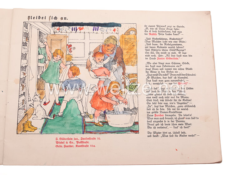 Stadt Königsberg - Malbuch für Kinder um 1920/1930, Bild 2