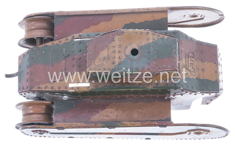 Blechspielzeug - Panzer in Mimikri-Tarnung  Bild 2