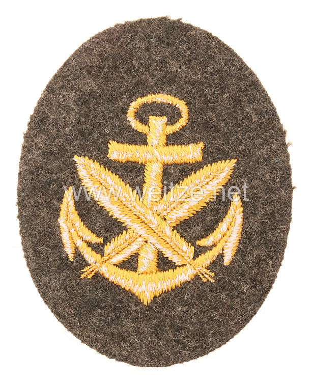 Kriegsmarine Ärmelabzeichen Schreibermaat für die feldgraue Uniform Bild 2