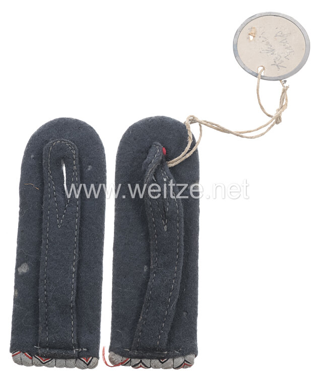 Wehrmacht Heer Paar Schulterstücke für einen Leutnant Sonderführer Bild 2