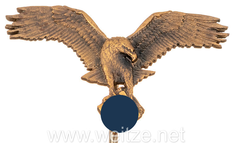Deutsche Akademie für Luftfahrtforschung : bronzenes Abzeichen für korrespondierende Mitglieder - als Tragenadel Bild 2