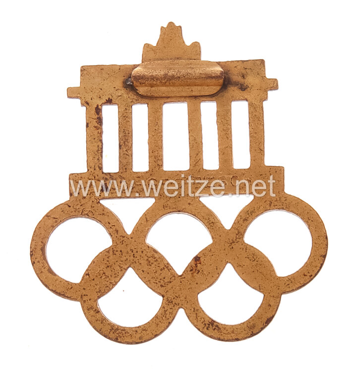 XI. Olympischen Spiele 1936 Berlin - Offizielles Besucherabzeichen 