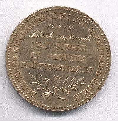 VI. Olympischen Spiele 1916 Berlin - Medaille 