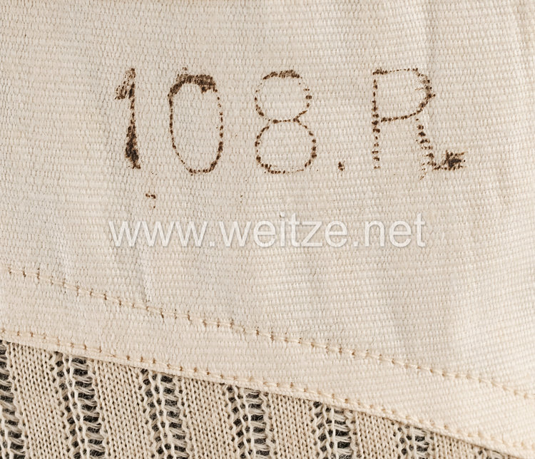 Königreich Sachsen Erster Weltkrieg weiße lange Unterhose für einen Angehörigen des Schützen-(Füsilier-) Regiments Prinz Georg Nr. 108 Bild 2