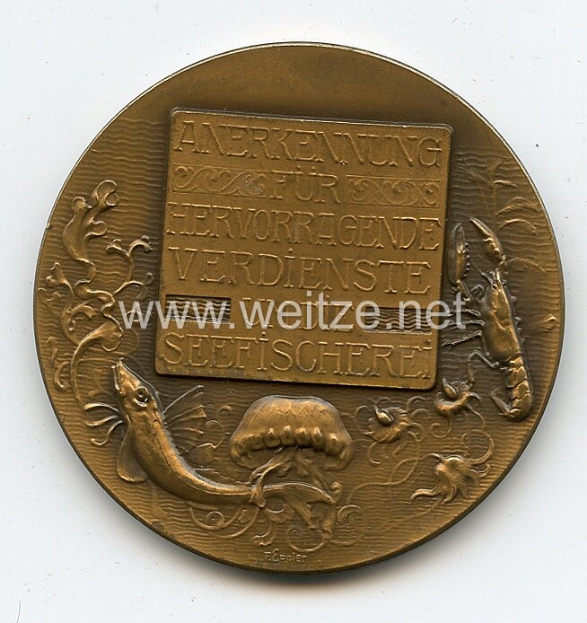 Deutscher Seefischer Verein, bronzene Medaille 