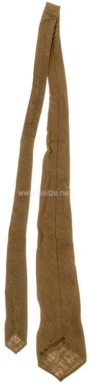 Wehrmacht Afrikakorps Krawatte für das Tropenhemd Bild 2