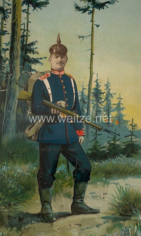 Preußen Bildmontage eines Soldaten im Kaiser Alexander Garde-Grenadier-Regiment Nr. 1 Bild 2