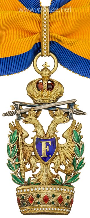 Kaiserlich Österreichischer Orden der Eisernen Krone 2. Klasse mit Kriegsdekoration und Schwertern niederen Grades Bild 2