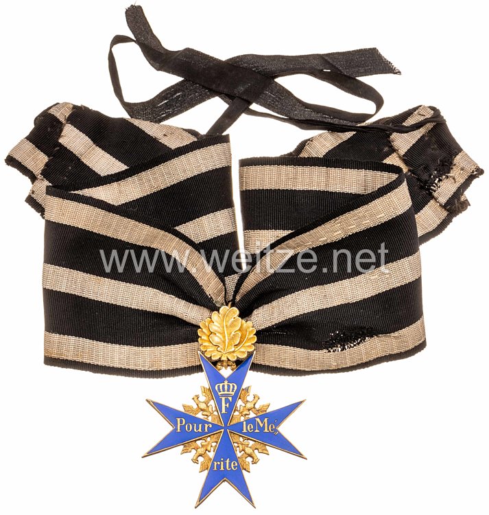 Preussen Orden Pour le Mérite mit Eichenlaub Bild 2