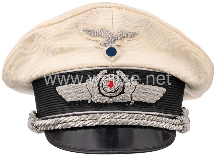 Luftwaffe weiße Sommerschirmmütze für Offiziere Bild 2