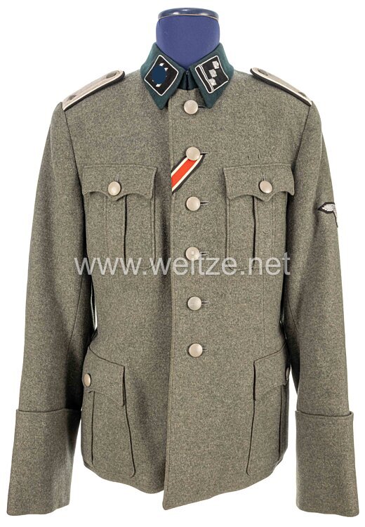 Waffen-SS Feldbluse für einen SS-Obersturmführer Infanterie Bild 2