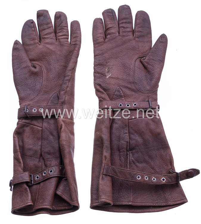 Erster Weltkrieg Paar beheizbare Handschuhe für Flieger Bild 2