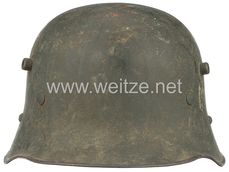 Wehrmacht Heer Stahlhelm M17 mit 1 Emblem Bild 2
