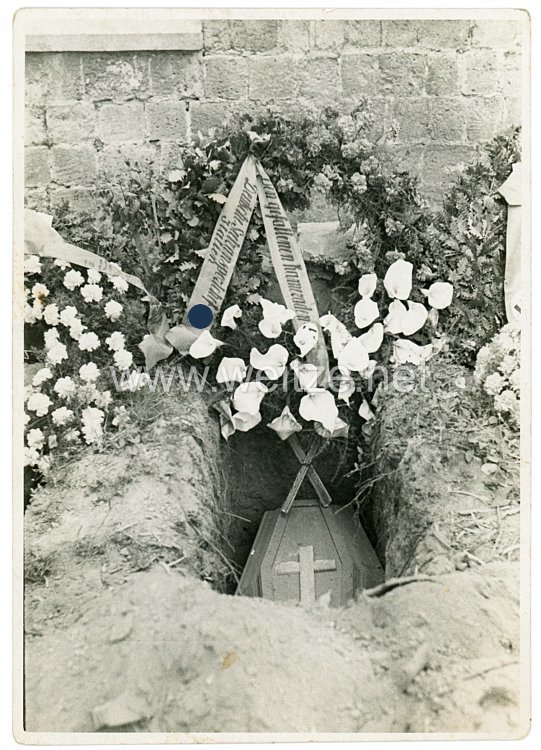 Luftwaffe Fotogruppe, Beerdigung eines Soldaten in Italien 3.6.1943 Bild 2